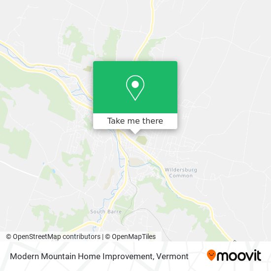 Modern Mountain Home Improvement map