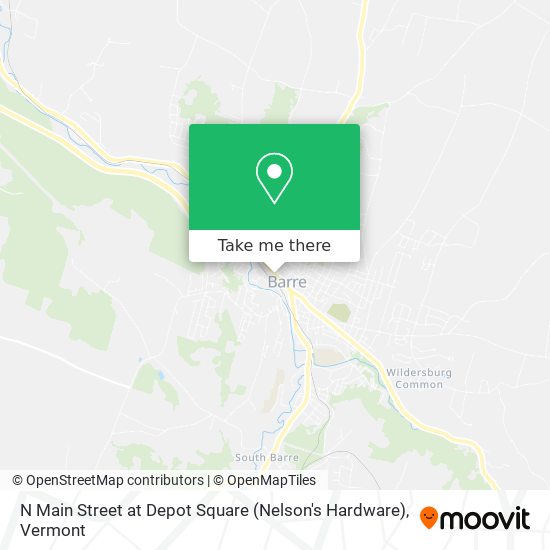 N Main Street at Depot Square (Nelson's Hardware) map