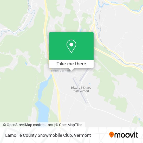 Lamoille County Snowmobile Club map