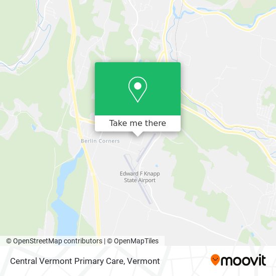 Mapa de Central Vermont Primary Care