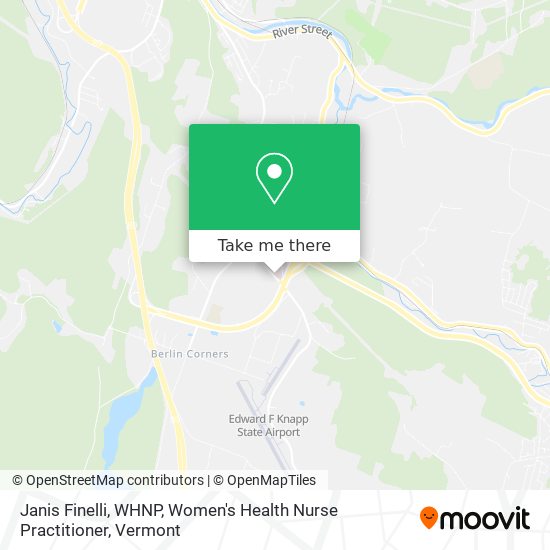 Janis Finelli, WHNP, Women's Health Nurse Practitioner map