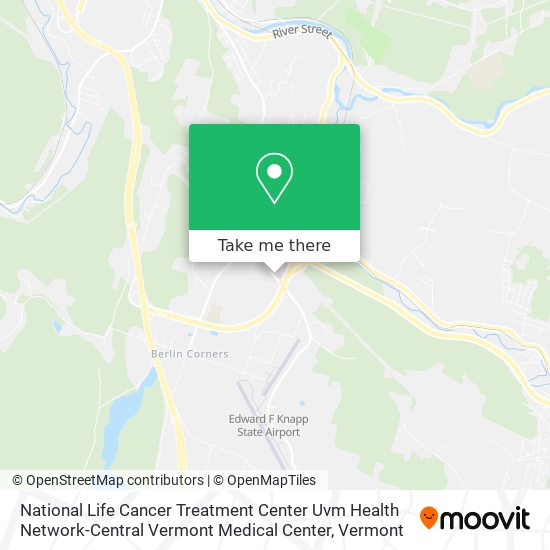 Mapa de National Life Cancer Treatment Center Uvm Health Network-Central Vermont Medical Center