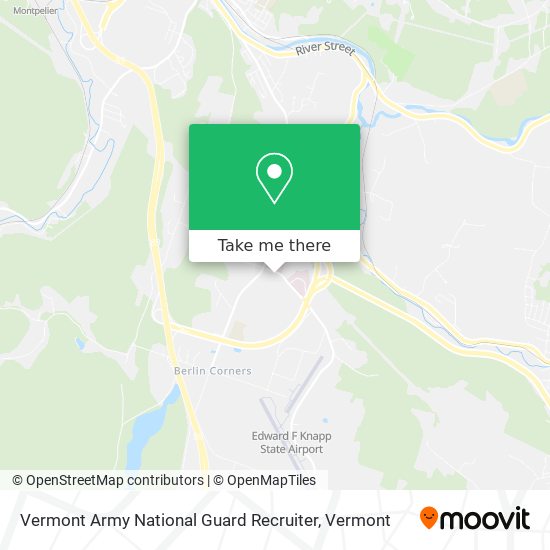 Vermont Army National Guard Recruiter map