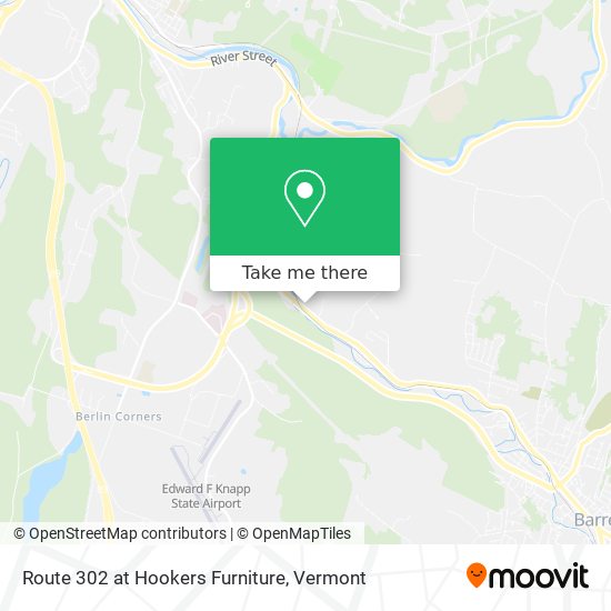Route 302 at Hookers Furniture map