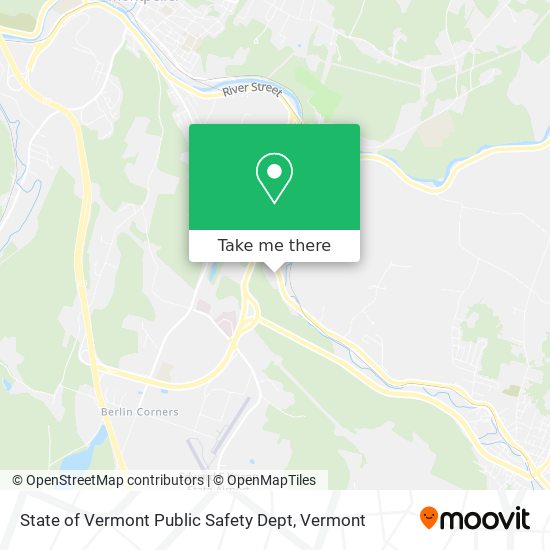 Mapa de State of Vermont Public Safety Dept