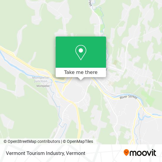 Vermont Tourism Industry map