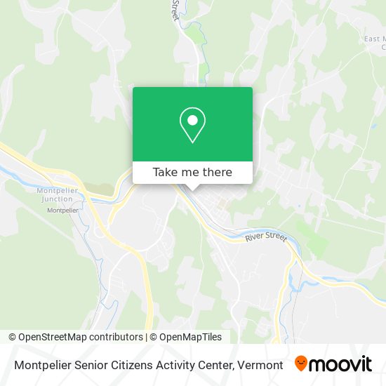 Montpelier Senior Citizens Activity Center map