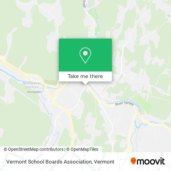 Mapa de Vermont School Boards Association