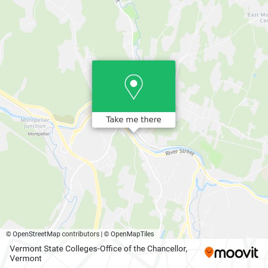 Vermont State Colleges-Office of the Chancellor map
