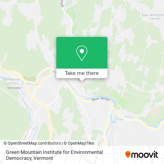 Mapa de Green Mountain Institute for Environmental Democracy