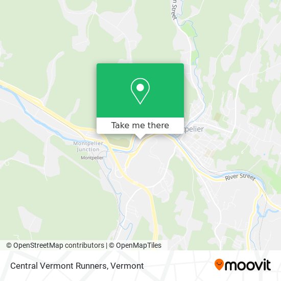 Mapa de Central Vermont Runners