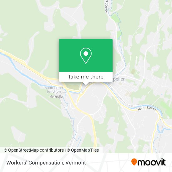 Workers' Compensation map