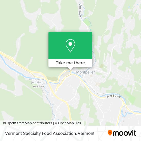 Vermont Specialty Food Association map