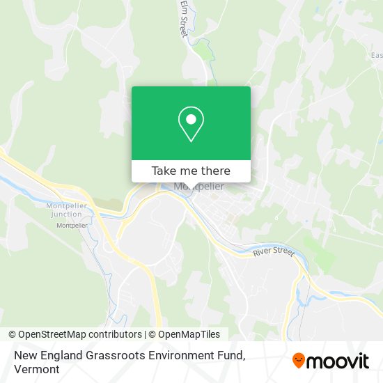 Mapa de New England Grassroots Environment Fund