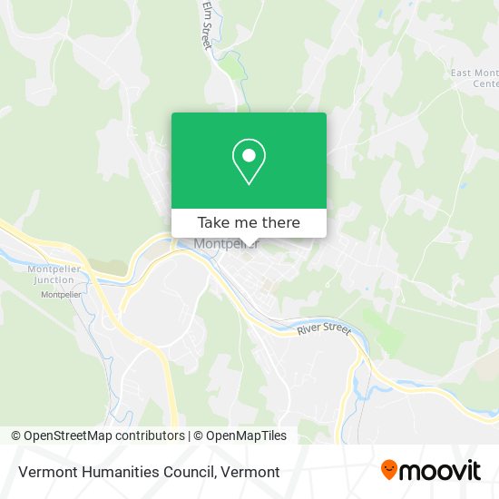 Vermont Humanities Council map