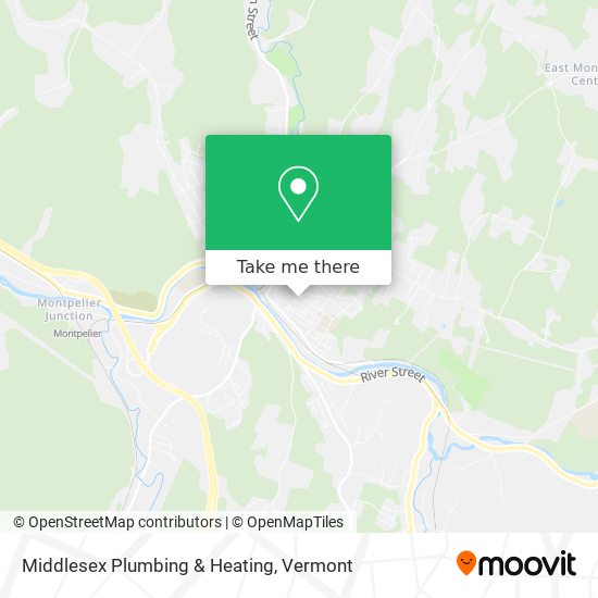 Middlesex Plumbing & Heating map