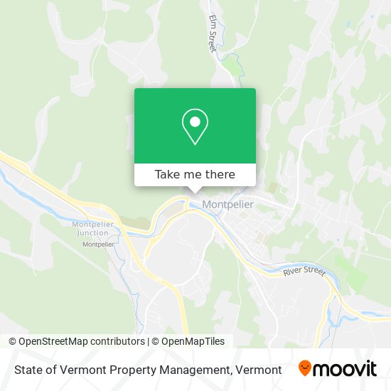 Mapa de State of Vermont Property Management