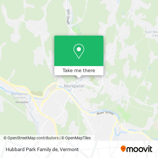 Hubbard Park Family de map