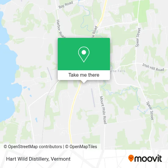 Hart Wild Distillery map