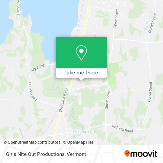 Girls Nite Out Productions map