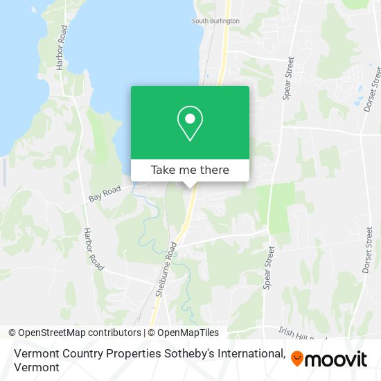 Mapa de Vermont Country Properties Sotheby's International