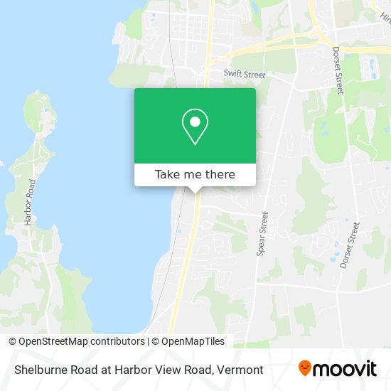 Mapa de Shelburne Road at Harbor View Road