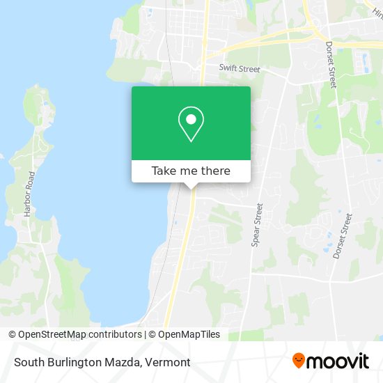 South Burlington Mazda map