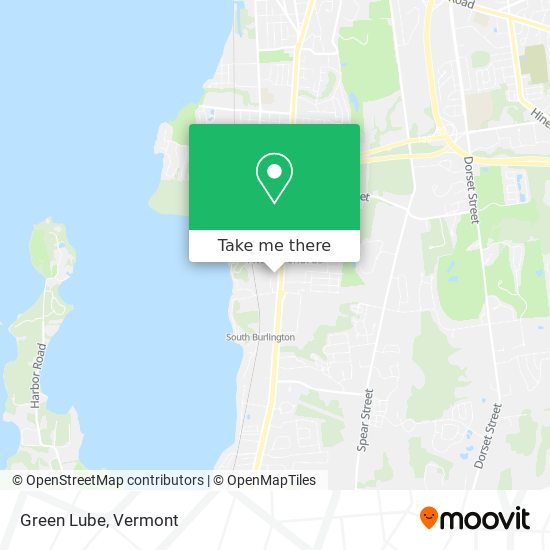 Green Lube map