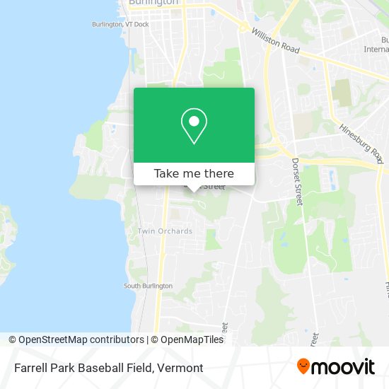 Mapa de Farrell Park Baseball Field