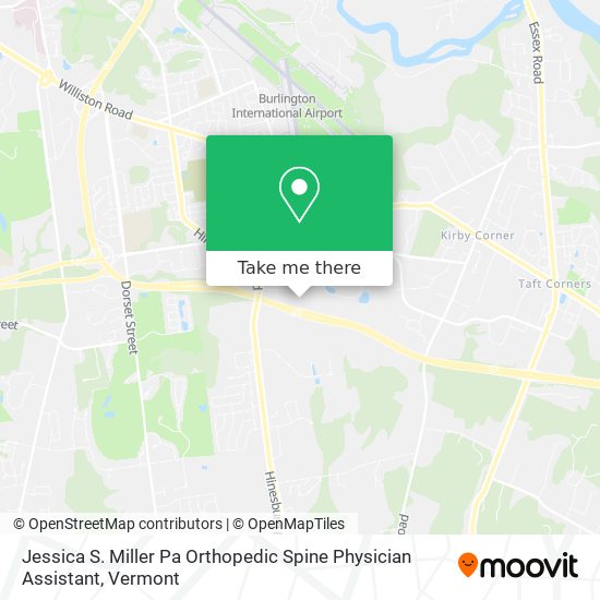 Jessica S. Miller Pa Orthopedic Spine Physician Assistant map