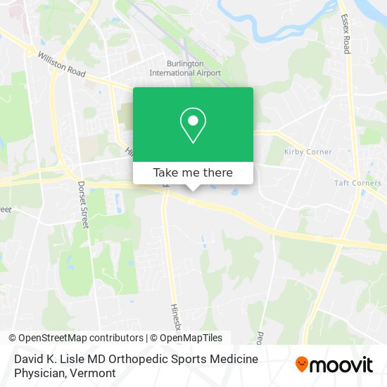 Mapa de David K. Lisle MD Orthopedic Sports Medicine Physician