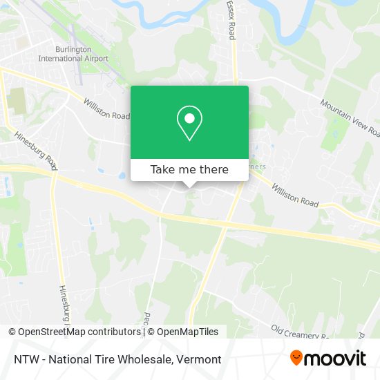 NTW - National Tire Wholesale map