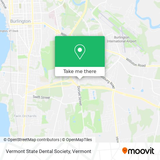 Mapa de Vermont State Dental Society