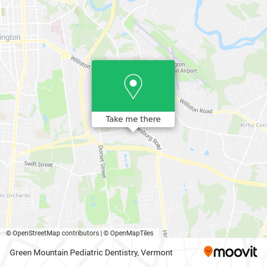 Green Mountain Pediatric Dentistry map