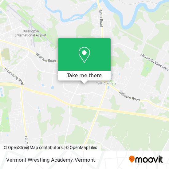 Mapa de Vermont Wrestling Academy
