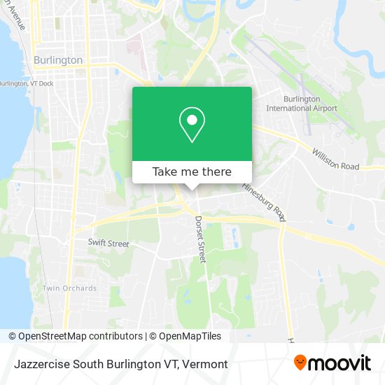Mapa de Jazzercise South Burlington VT