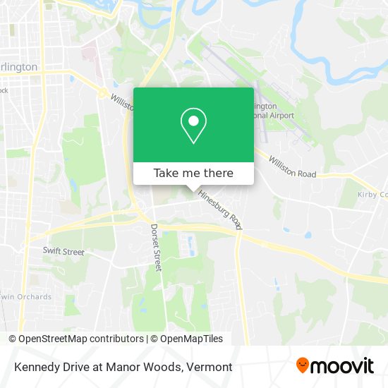 Kennedy Drive at Manor Woods map