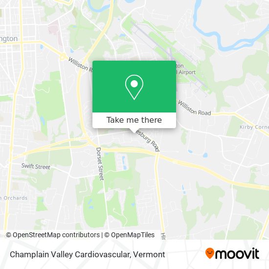 Champlain Valley Cardiovascular map