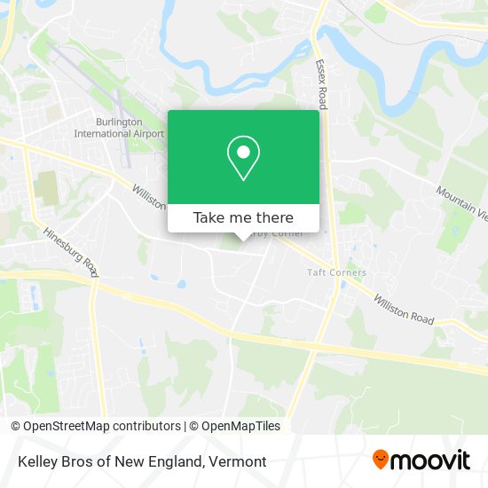 Kelley Bros of New England map