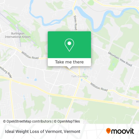 Ideal Weight Loss of Vermont map