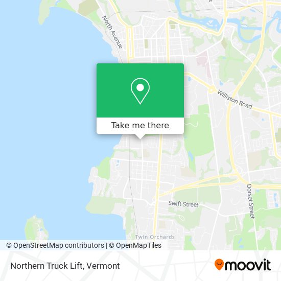 Northern Truck Lift map