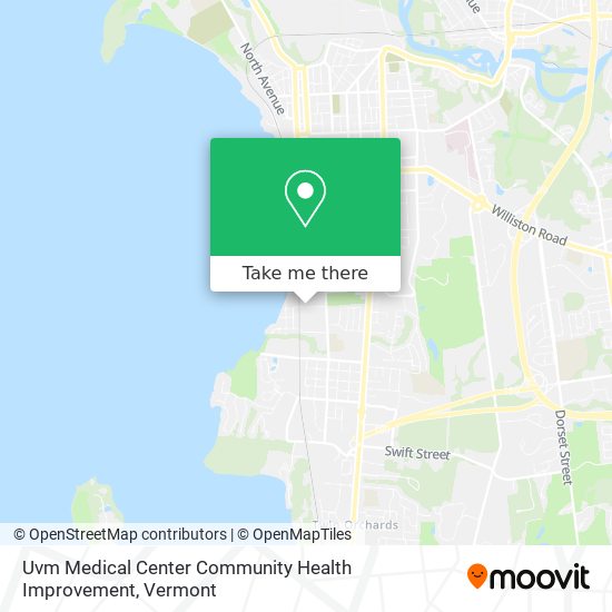 Uvm Medical Center Community Health Improvement map
