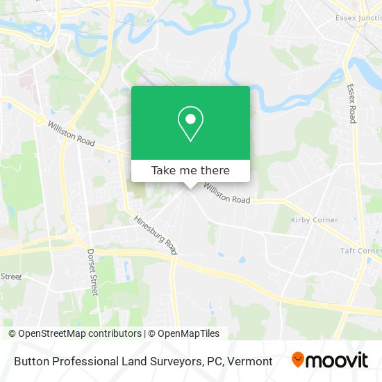Button Professional Land Surveyors, PC map
