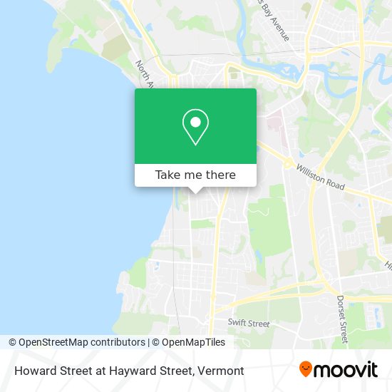 Howard Street at Hayward Street map