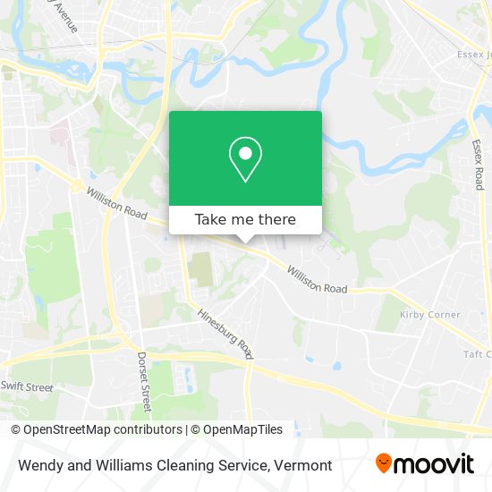 Wendy and Williams Cleaning Service map