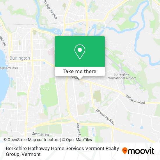 Berkshire Hathaway Home Services Vermont Realty Group map