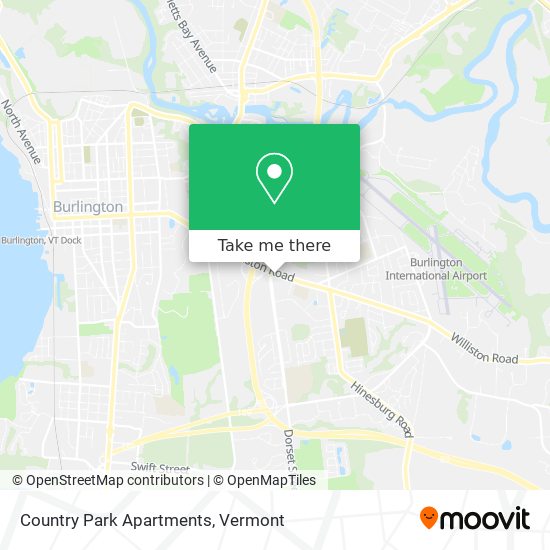 Country Park Apartments map
