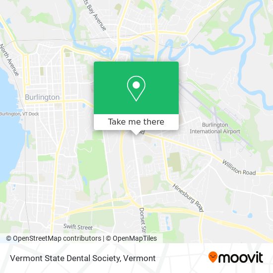 Mapa de Vermont State Dental Society