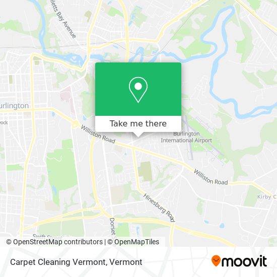Carpet Cleaning Vermont map
