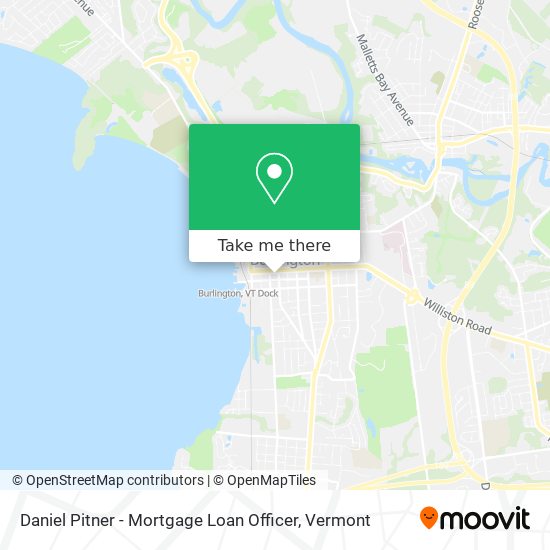 Daniel Pitner - Mortgage Loan Officer map